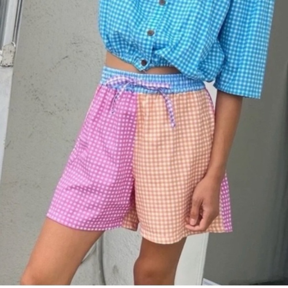 TACH‎ Gingham Shorts